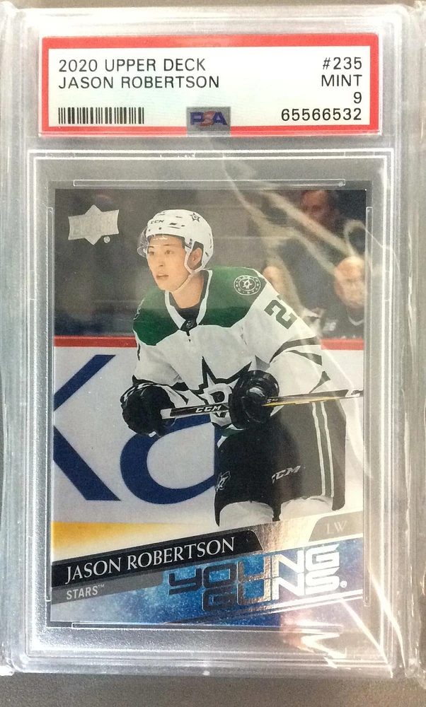 2020 Upper Deck 235 Jason Robertson PSA