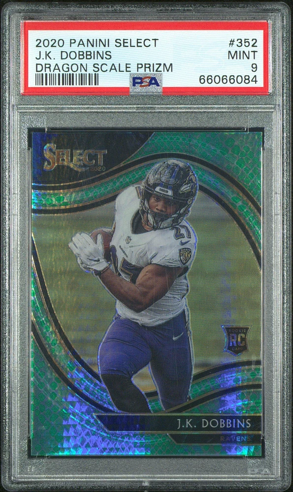 2020 Panini Select 352 J.k. Dobbins PSA 9