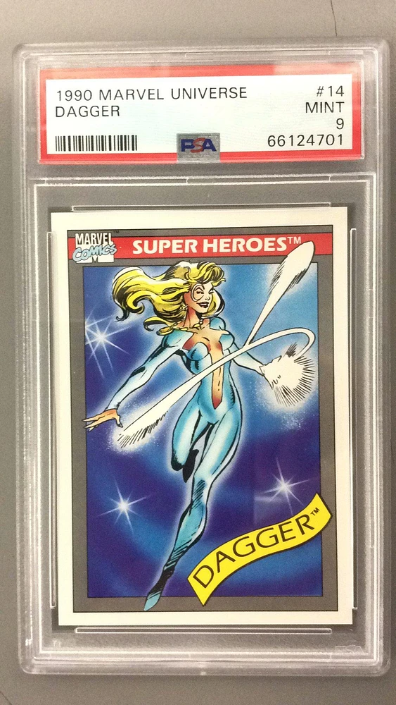 1990 Marvel Universe 14 Dagger PSA