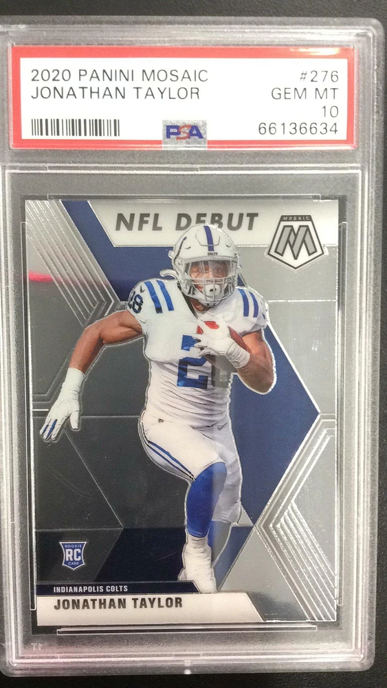 2020 Panini Mosaic 276 Jonathan Taylor PSA 10