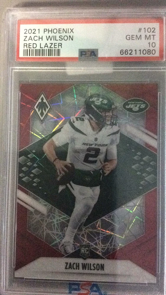 2021 Panini Phoenix 102 Zach Wilson PSA 10