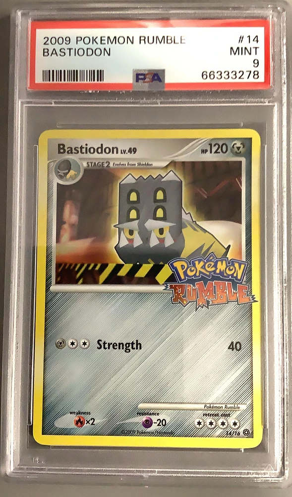 2009 Pokemon Rumble 14 Bastiodon PSA