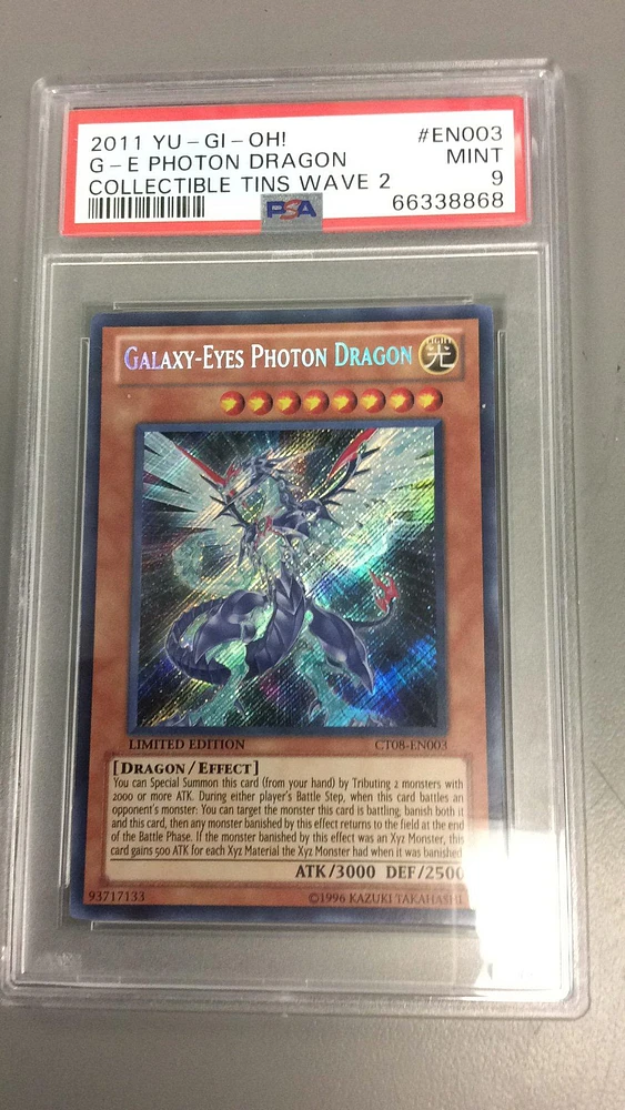 2011 Yu-gi-oh! Collectible Tins Wave 2 En003 Galaxy-eyes Photon Dragon PSA 9