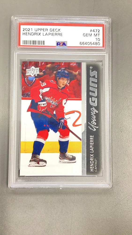 2021-2022 Upper Deck 472 Hendrix Lapierre PSA 10