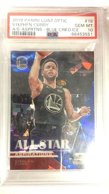 2019 Panini Contenders Optic All-star Aspirations 19 Stephen Curry PSA 10