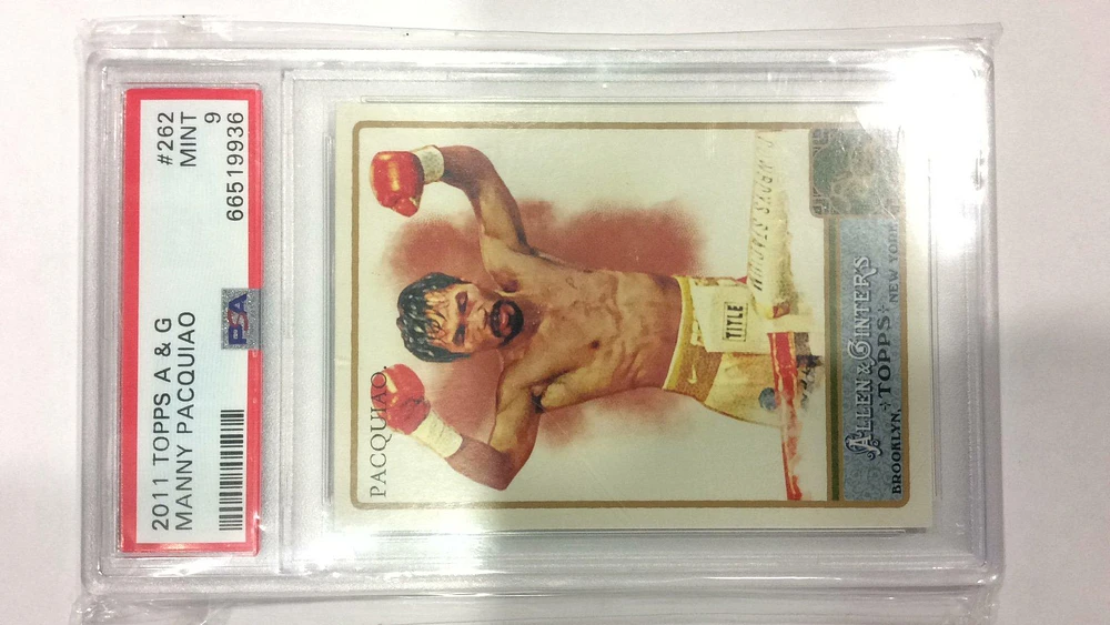 2011 Topps Allen & Ginter 262 Manny Pacquiao PSA