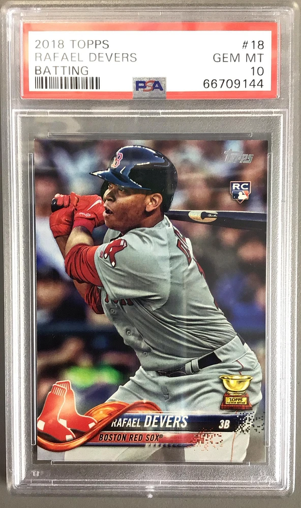 2018 Topps 18 Rafael Devers PSA 10