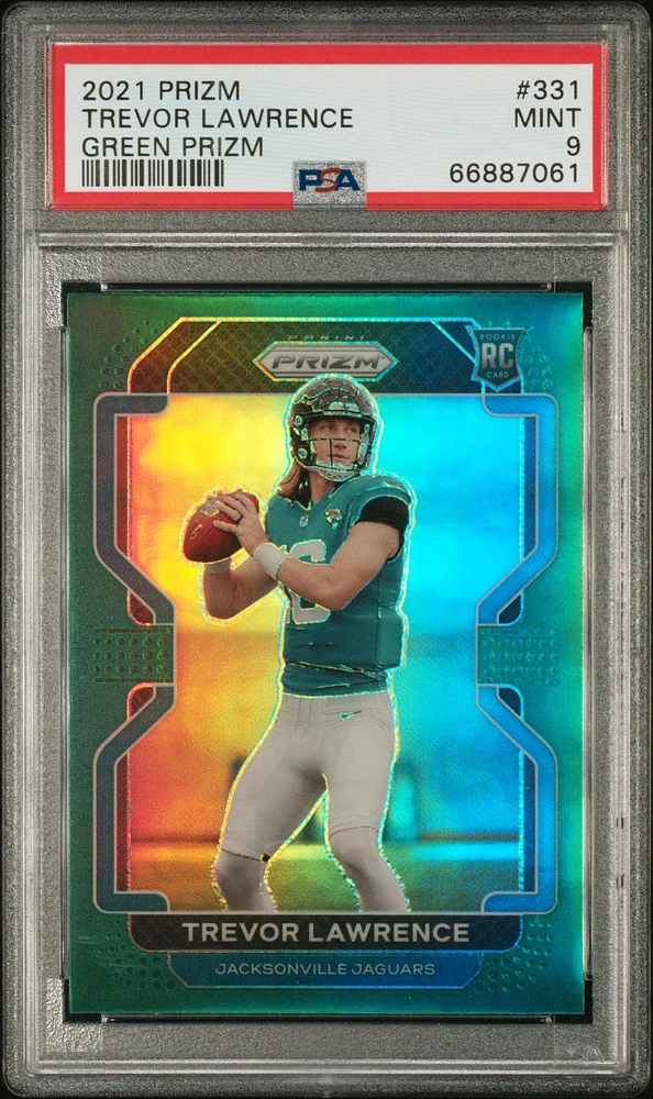 2021 Panini Prizm 331 Trevor Lawrence Prizm PSA