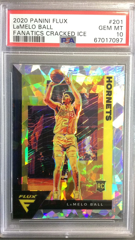 2020 Panini Flux 201 Lamelo Ball PSA 10
