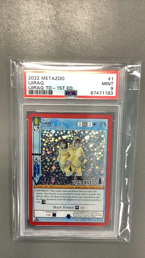 2022 Metazoo Ijiraq Theme Deck 1 Ijiraq 1st Edition PSA 9