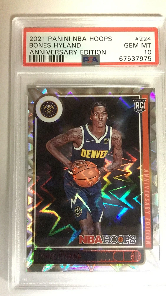 2021 Panini Nba Hoops 224 Bones Hyland PSA 10