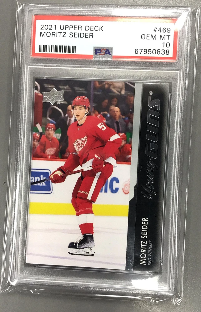 2021-2022 Upper Deck 469 Moritz Seider PSA 10