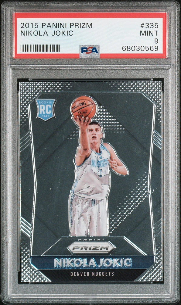 2015 Panini Prizm 335 Nikola Jokic PSA 9