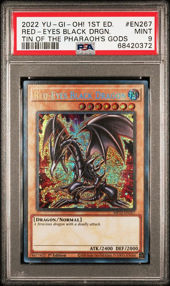 2022 Yu-gi-oh! Tin Of The Pharaoh's Gods En267 Red PSA 9