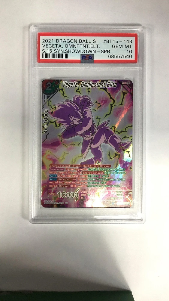 2021 Dragon Ball Super Card Game Series 15 Saiyan Showdown Bt15-143 Vegeta