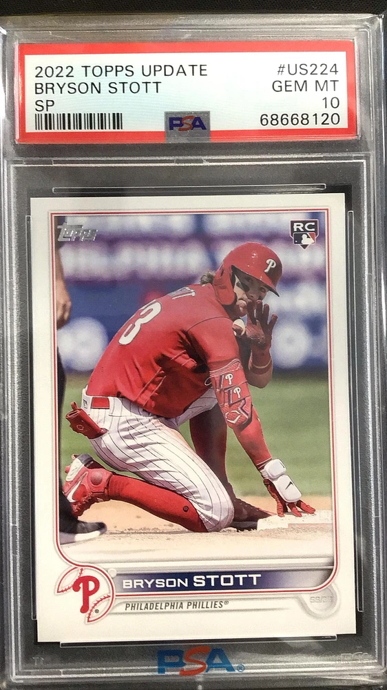 2022 Topps Update Us224 Bryson Stott Sp PSA 10