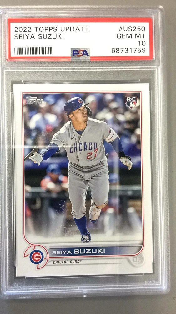 2022 Topps Update Us250 Seiya Suzuki PSA 10