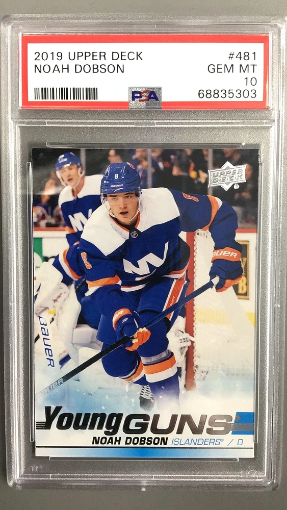 2019 Upper Deck 481 Noah Dobson PSA 10