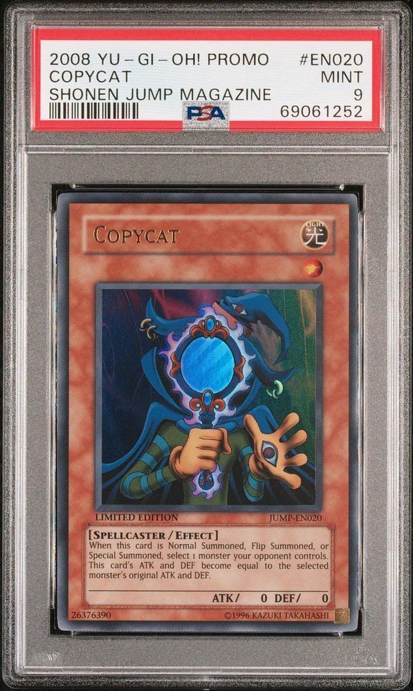 2008 Yu-gi-oh! Promo Shonen Jump Magazine En020 Copycat PSA 9