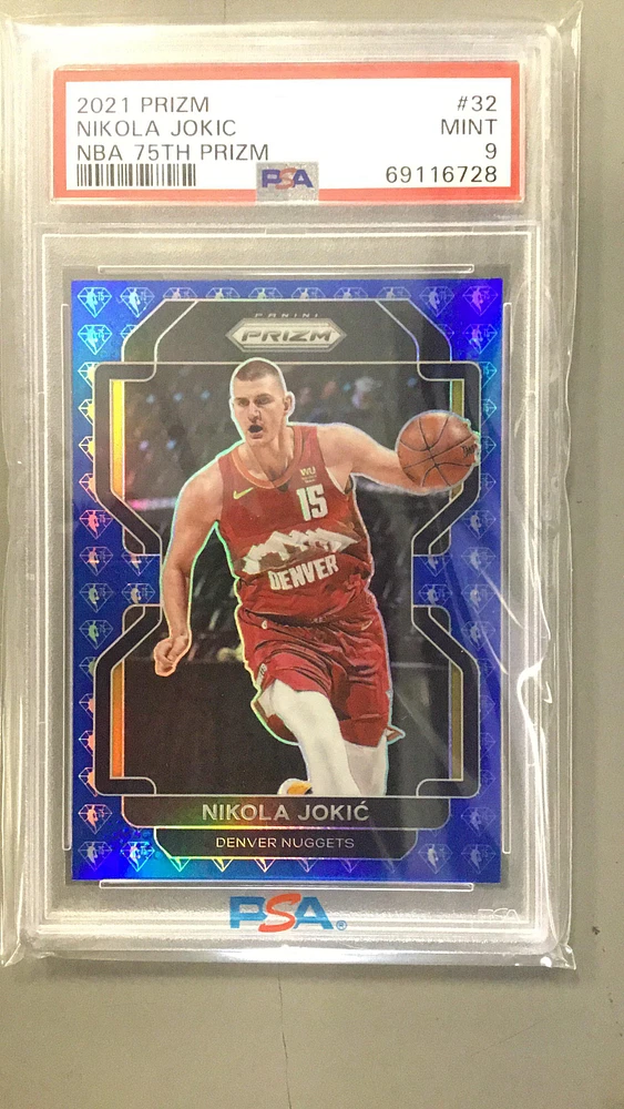 2021 Panini Prizm 32 Nikola Jokic PSA 9