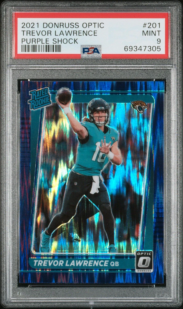 2021 Panini Donruss Optic 201 Trevor Lawrence PSA