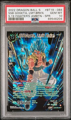 2022 Dragon Ball Super Card Game Series 19 Fighter's Ambition Bt19-084 Ssb Gogeta