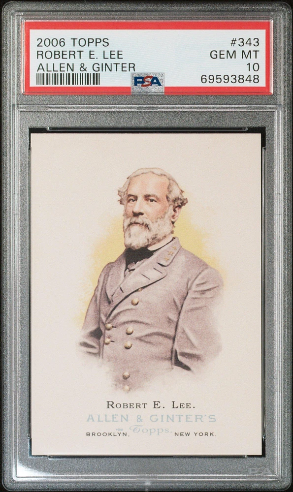 2006 Topps Allen & Ginter 343 Robert E. Lee PSA 10