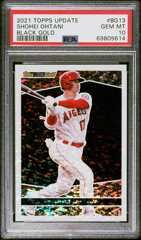 2021 Topps Update Black Gold Bg13 Shohei Ohtani PSA 10