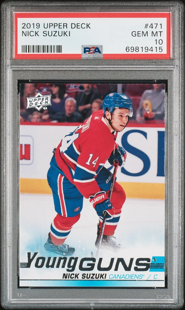2019 Upper Deck 471 Nick Suzuki PSA 10