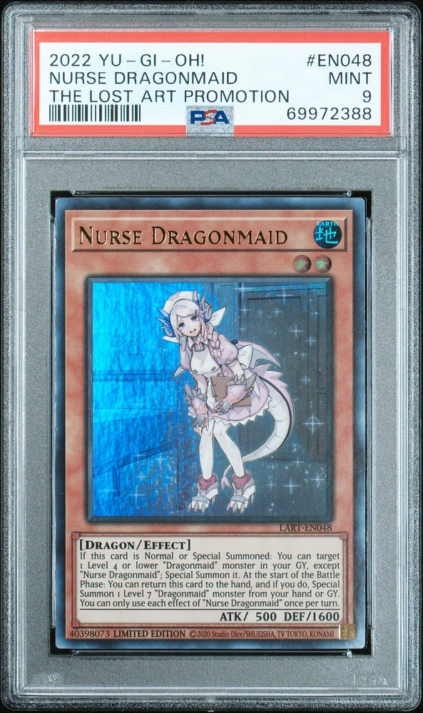 2022 Yu-gi-oh! The Lost Art Promotion En048 Nurse Dragonmaid PSA 9