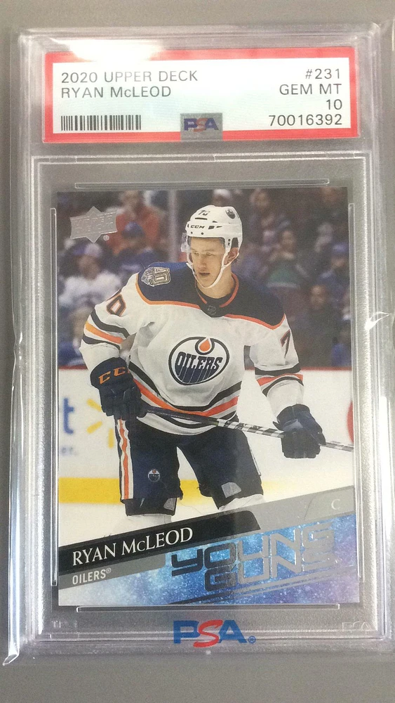 2020 Upper Deck 231 Ryan Mcleod PSA 10