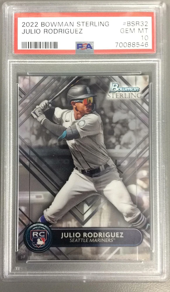 2022 Bowman Sterling Bsr32 Julio Rodriguez PSA 10