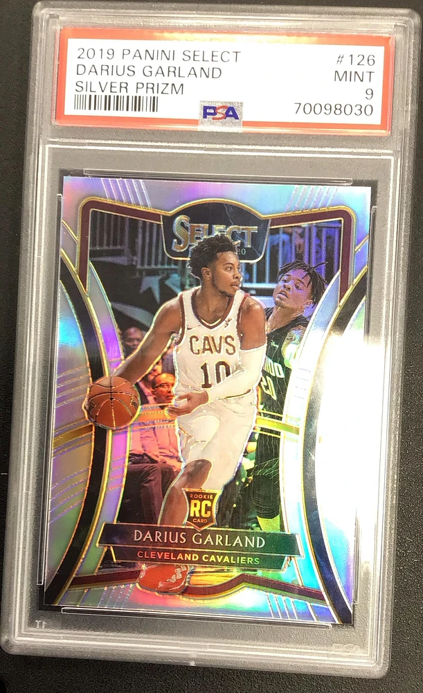 2019 Panini Select 126 Darius Garland Silver Prizm PSA 9