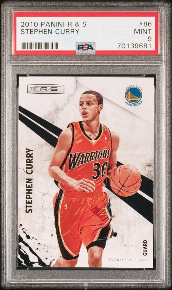 2010 Panini Rookies & Stars 86 Stephen Curry PSA 9