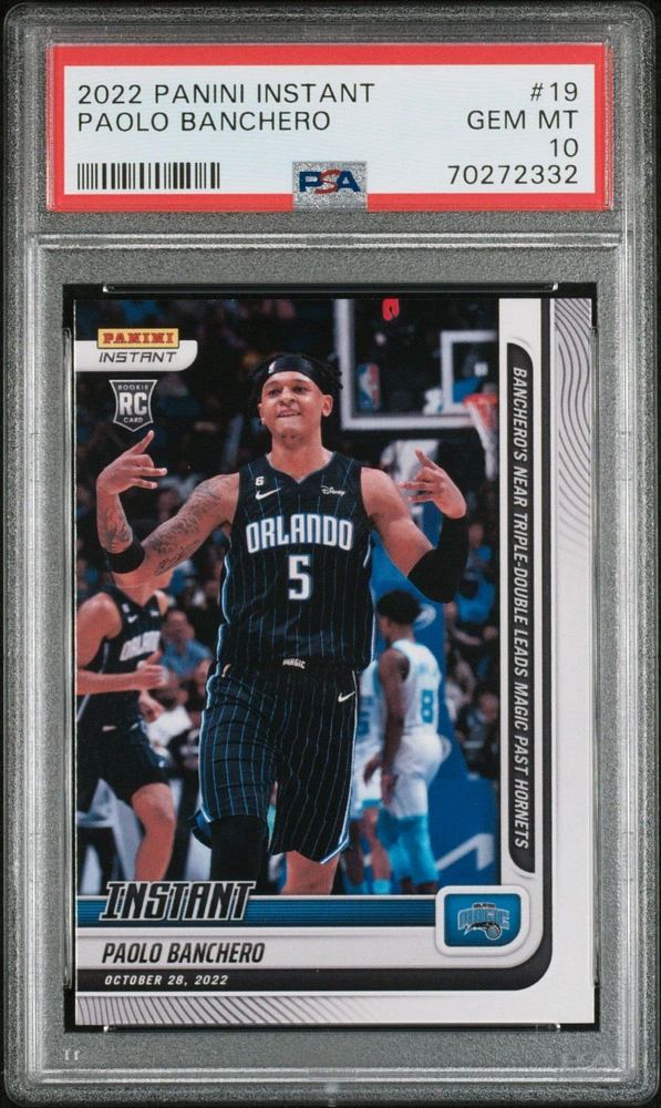 2022 Panini Instant Paolo Banchero PSA 10