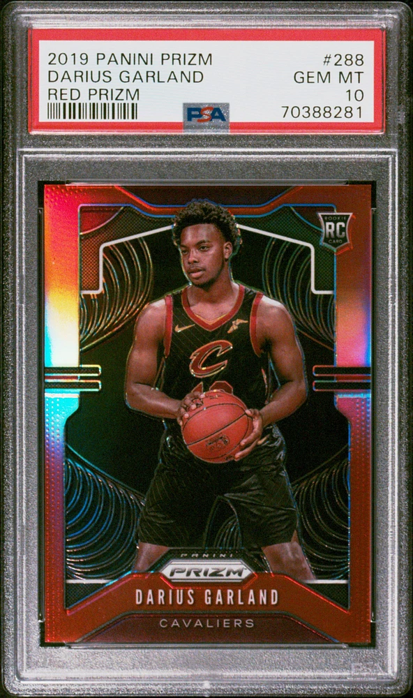 2019 Panini Prizm 288 Darius Garland Red Prizm PSA 10