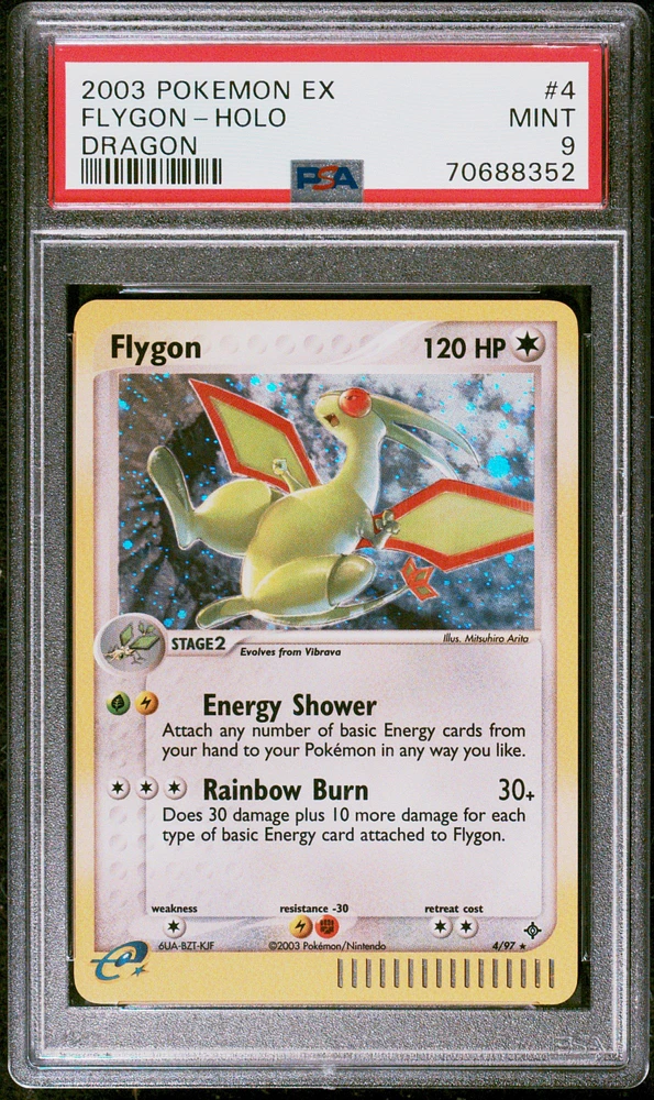 2003 Pokemon Ex Dragon 4 Flygon-holo PSA 9