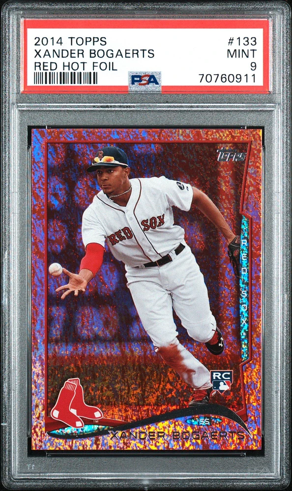 2014 Topps 133 Xander Bogaerts Red Hot Foil PSA 9