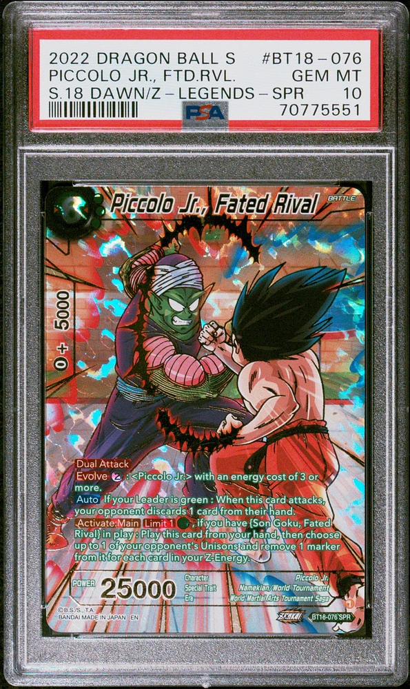 2022 Dragon Ball Super Card Game Series 18 Dawn Of The Z-legends Bt18-076 Piccolo Jr