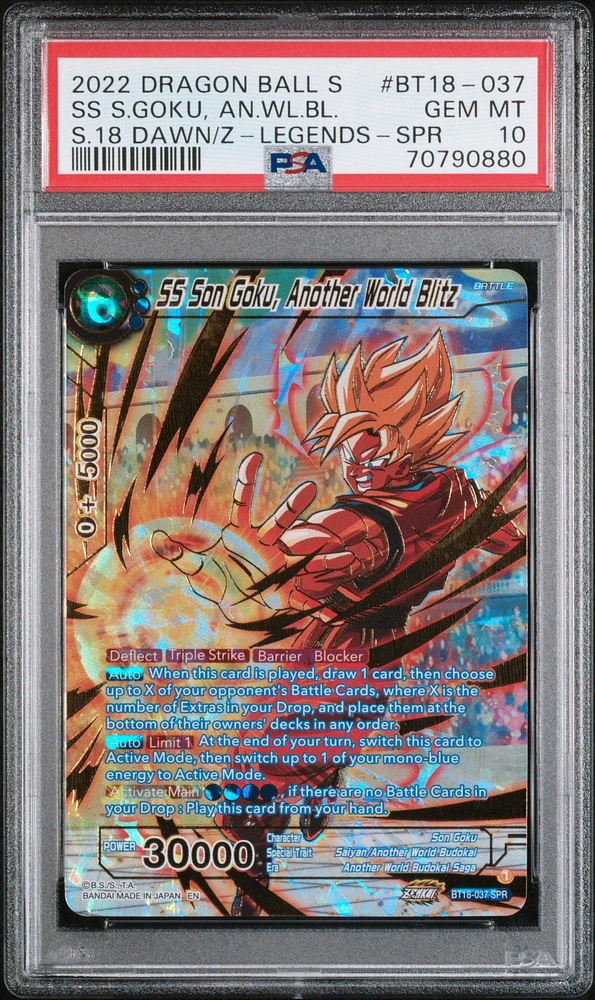 2022 Dragon Ball Super Card Game Series 18 Dawn Of The Z-legends Bt18-037 Ss Goku