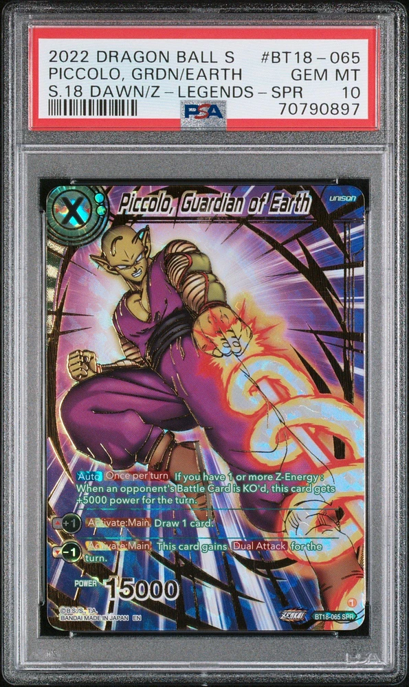 2022 Dragon Ball Super Card Game Series 18 Dawn Of The Z-legends Bt18-065 Piccolo