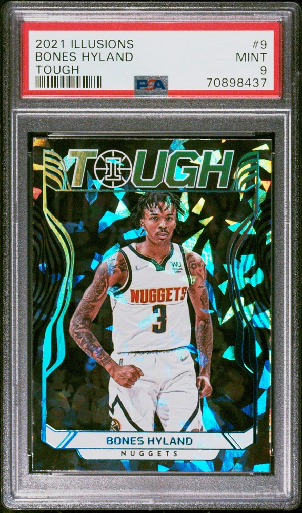 2021 Panini Illusions Tough 9 Bones Hyland PSA 9