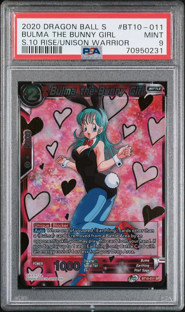 2020 Dragon Ball Super Card Game Series 10 Rise Of The Unison Warrior Bt10-011 Bulma The Bunny Girl PSA 9