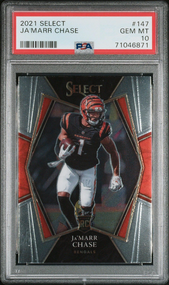 2021 Panini Select Ja'marr Chase PSA