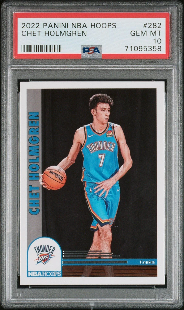 2022 Panini Nba Hoops Chet Holmgren PSA