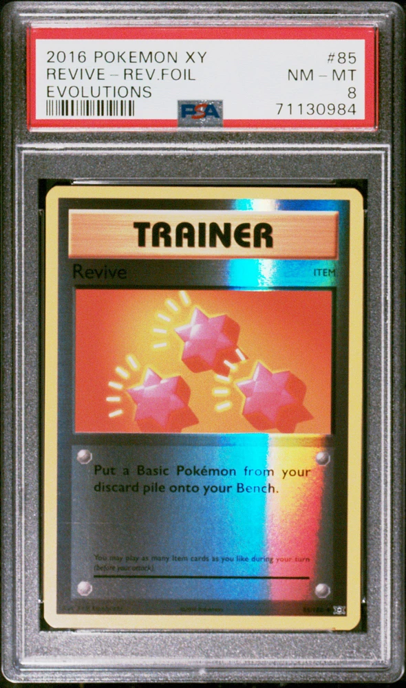 2016 Pokemon Xy Evolutions 85 Revive-reverse Foil PSA