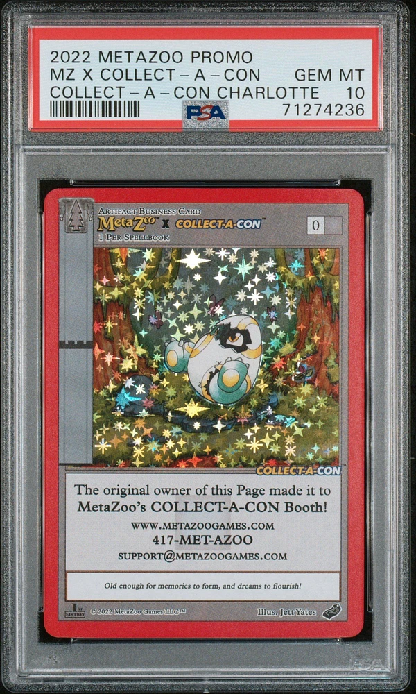 2022 Metazoo Promo Mz X Collect-a PSA 10