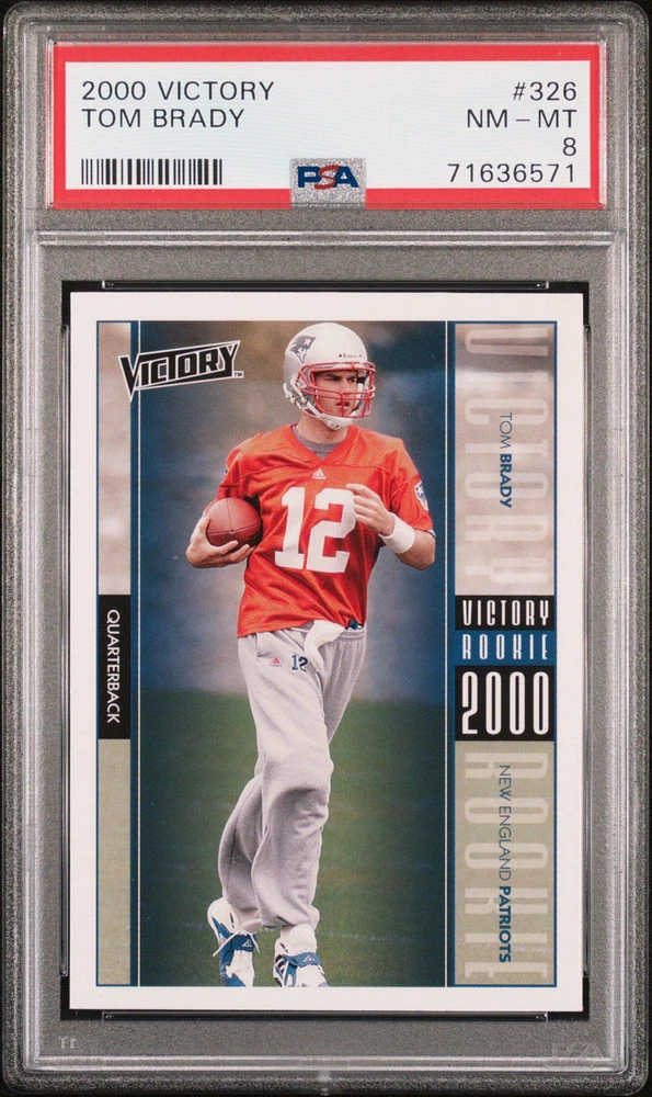 2000 Victory 326 Tom Brady PSA 8