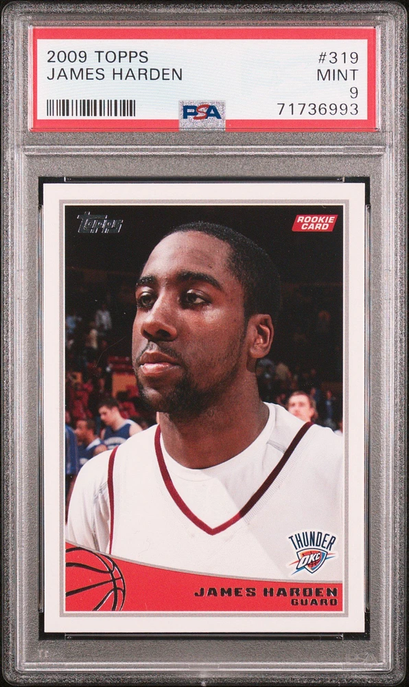 2009 Topps 319 James Harden PSA