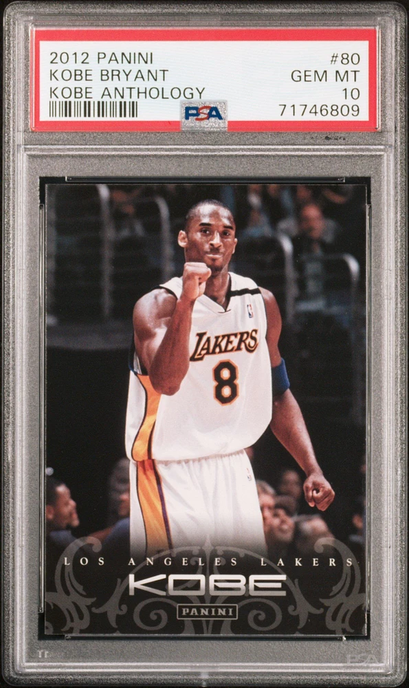 2012 Panini Kobe Anthology 80 Kobe Bryant PSA 10